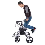 Foldable T9J5 Trolley Elderly Wholesale Four-Wheeled Grocery Shopping Help Walking Lightweight Crutc