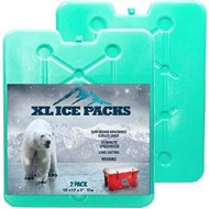 Large Ice Packs For Coolers and Ice Chest by Portion/Perfect - 20 Minute Quick Freeze Long Lasting Freezer Packs - Slim, Sealed and Reusable Ice Subst