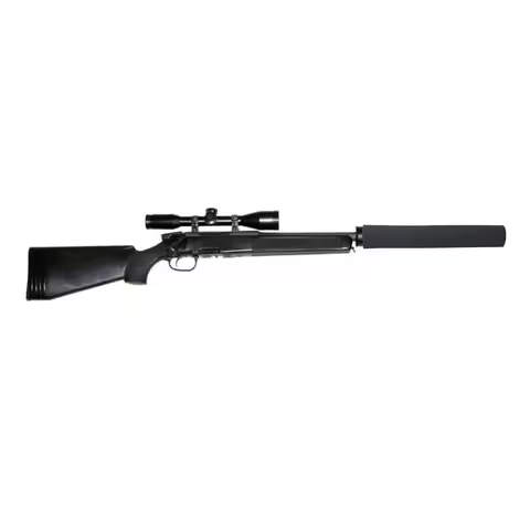 Tourbon Hunting Accessories Rifle Suppressors Sleeve Air Rifle Silencer Cover Weapon Muffler Sound M