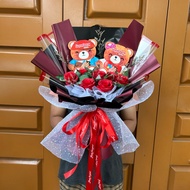 Chocolate Bouquet Silverqueen doll chocolate/ Silverqueen bear chocolate bouquet/