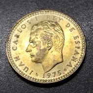 Spain Juan Carlos I, 1 Peseta 1975