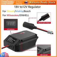 18V To 12V Converter Battery Converter Approx 9x6cm Car Regulator Input Voltage DC 18V-20V Output Cu