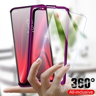 Vivo 1601 1603 1718 1818 1907 1904 1901 1902 1724 1808 1903   360 Full Protective Hard Slim Thin Case Cover With Tempered Glass