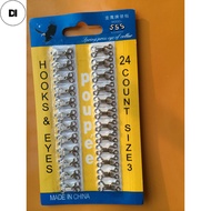 DI Metal Clip Collar Hook 3 # Spring Windbreaker Collar Hook Clothing Clothing Hidden Buckle Collar 