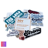 🇸🇬 Bible Verse Vinyl Premium Stickers | Christian Stickers | Planner Stickers
