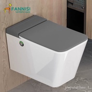🚢Smart Toilet Small Apartment Home without Tank Ceramic Toilet Pulse Toilet Wall-Mounted Toilet