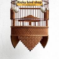 Bamboo cage, Puteh bird cage - Bamboo 01 design