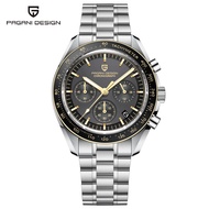 PAGANI DESIGN 40MM Chronograph Watch Men Original Calendar Luminous Sapphire Glass Nylon Waterproof 