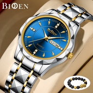 BIDEN Jam Tangan Pria/Wanita Kalender Anti Air Original Keren Terbaru Luminous Mewah Luxury Jam Tang