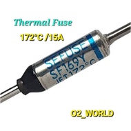 SEFUSE SF169Y Thermal Fuse 172 C 15A SEFUSE Thermo fuse iron blower toaster thermal