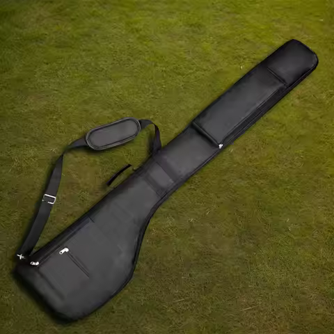 Golf Sunday Bag Foldable Golf Club Bag Waterproof Golf Carry Bag Golf Travel Case for 8-10 Golf Club