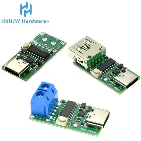 ZY12PDN USB-C PD3.0 PD2.0 To DC Charging Polling Detector Module For Laptop Adapter
