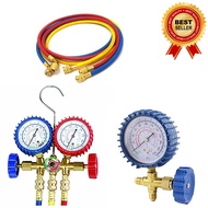 Car Aircond Fridge 3 Pcs Hose Check Pressure Meter CT-536 Gas R22 R410A R32  R12 R134A R600A Motor M