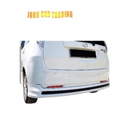 Ready Stock Perodua Alza 2009~2013 SE PU Rear Skirt BodyKit Alza Skirt Belakang Alza Rear Lip PU Mat