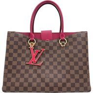 กระเป๋าถือสะพายไหล่ 2 ทาง LOUIS VUITTON LV Riverside N40052 ลาย Damier Canvas สีน้ำตาล/เขียวมะนาว/ฮา