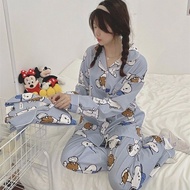 PiyamaCity PC484 BlueSnowpy -(PX10)- Imported Pajamas | Imported Women's Pajamas Set | Long Sleeve P