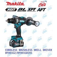 DF001GZ MAKITA CORDLESS BRUSHLESS DRIVER DRILL 13MM 40V MAX DF001GD201 XPT BL AFT