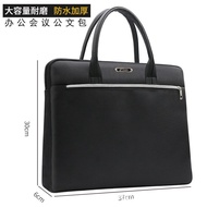 Briefcase Portable A4 Jianteng Thickened Briefcase Conference Gift Business Zipper Canvas Briefcase 