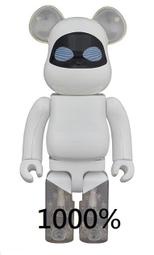 【一木家玩具】21年9月 迪士尼系列 WALL E 伊芙 Eve Be@rbrick 1000%