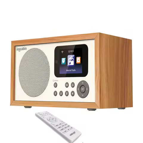 Inscabin D2 Internet Digital Radio Versatile U Disk Portable Internet Radio BT Speaker Support Spoti