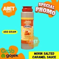 MORIN SALTED CARAMEL SAUCE 650gr - 650 gr CARAMEL Salt Coffee Topping SAUCE Coffee Cake Cake 650ml 6