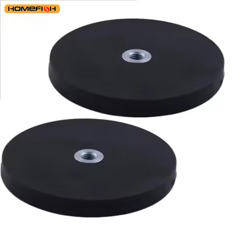2PCS 43mm/66mm/88mm LED Work Light Bar Holder M4/M6/M8 Internal Thread Magnetic Base Mount Bracket C