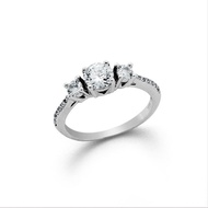 Fiancee Classic Zircon Silver Ring - Classic Fiancee Zircon Silver Ring
