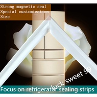 Refrigerator sealing strip door rubber strip Suitable for SHARP/TOSHIBA Refrigerator rubber strips Strong magnetic refrigerator rubber strips   magnetic seals