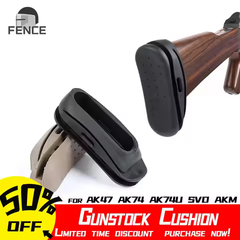 Tactical Airsoft Gun Rifle AK 47 AK74 AK74U SVD AKM Buttstock Stock Pad Shockproof Rubber Gunstock C