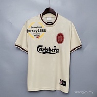 Retro Football 96-97 LFC Home Away Soccer Jersey 1996-1997 Liverpool Vintage Jersey Custom T-Shirt