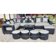 Sofa Beranak L Santai L sudut/trinityjayafurniture