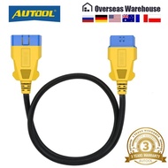 AUTOOL 100CM Car OBDII Extension Cable 16 Pin Male To Female OBD2 Connector 16Pin Diagnostic Tool EL