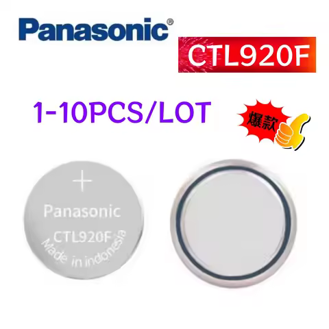 Hot 1-10PCS Original Panasonic ctl920f battery CTL920F CTL920 weather light watch rechargeable batte