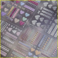 MG1 Cute Colorful Nail Stickers  Adorable DIY Nail Art Decor for Women Teens Easy to Apply GM1