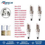 UH7RTIP Spark Plug Car Candles Iridium Platinum Power Sprak Plugs Replace for Candle PLZKBR7AG Beru 