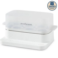 Jenniferoom Smart Talking Square Egg Boiler & Steamer 6Egg Capacity VoiceGuidedCooking SmartKitchen