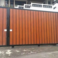 Dijual pagar grc motif kayu Diskon