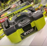 美國Ryobi 良明，原封包裝，美國空運到港  18V吸乾/濕兩用鋰電池工程吸塵機，獨有吹吸功能，風量45CFm，3 GAL.（淨機價，不包括電池和充電器）,如有需要可以另外加配轉換器用其他電池，荃灣