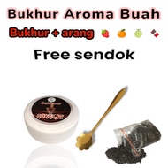 Promo Bukhur Aroma Buah/Melon/buah staubery/bukhur pengharum ruangan timu tengah bukhur serbuk kayu 