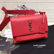 YSL SUNSET BAG Upgrade Widened Leather Shoulder Strap More Lighter, Non-Adjustable Length Can, Detac