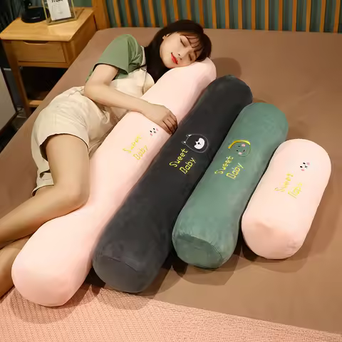 Rectangular Pillow for Girls Multi-functional Sleep Support Cushion Long Bolster pregnancy Pillow Si