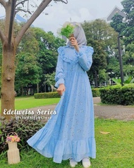 Kyungmi Series Dress EDELWEIS Vintage/Dress Maxi/ Dress Muslimah Cantik 2025