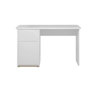 SB Design Square KONCEPT FURNITURE โต๊ะทำงาน KC-PLAY รุ่น NORDIS/DK120 cm. สีขาว-ลินเบิร์ก (120x50x7