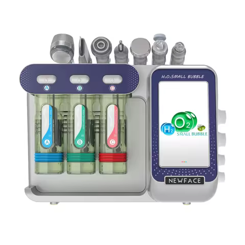 Hot 7 IN 1 Facial Machine Hydrotion Oxygen Jet Salon Spa Moisturizing Wholesale Hydra Beauty Facial 