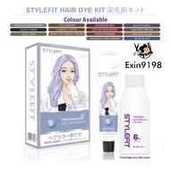 Stylefit Hair Dye Colour Cream Fashion Color 100ml + Peroxide 100ml Dye Kit Pewarna Rambut Dye rambu