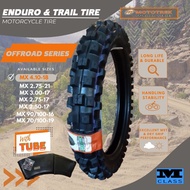 R18 & R21 MOTOREK OFFROAD MOTORCYCLE TIRE FOR XR200; CRF150; CRF150L; KLX140; WR155 -MX 4.10-18; MX 