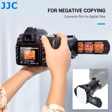 JJC Film Digitizing Adapter &LED Light Set for 35mm Film Negatives Scanner Slides Digital Converter 