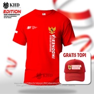 MERAH VIRAL >> Latest Red and White Distro T-Shirt August 17, 2025 FREE HAT Kx-9