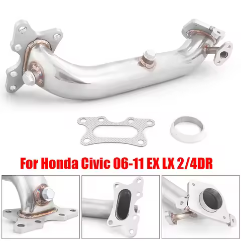Turbo exhaust pipe Stainless Steel Catback Downpipe For Honda Civic 06-11 EX LX 2/4DR FG FA R18A