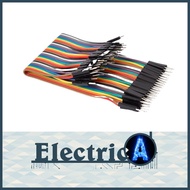40P Male to Male Breadboard Dupont Jumper Wire Cable MM Colorful 2.54mm - 10cm MM [ElectricA]